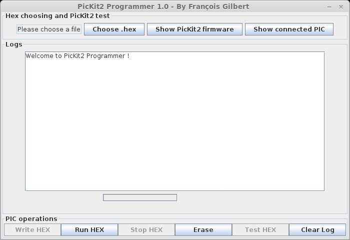 PICkit2 GUI (Linux OS)
