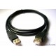 1.5 Meter USB 2.0 Shielded Cable (A-Male to A-Female)