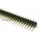 Pin Header (2.54mm, Right Angle, 1x40 Way, A:3mm)
