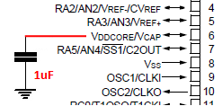 Capacitor for Vcap