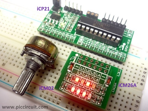 Tutorial 18C - iCP21 ADC Demo (PIC16F690)