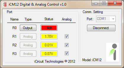 ioControl: Analog Reading