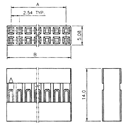 Pin Housing 2x6