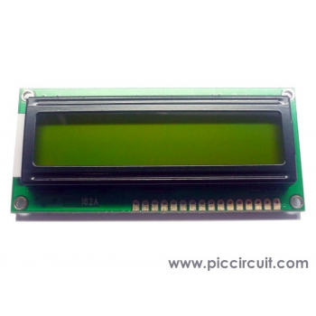 2x16 LCD Display (Yellow Backlight)