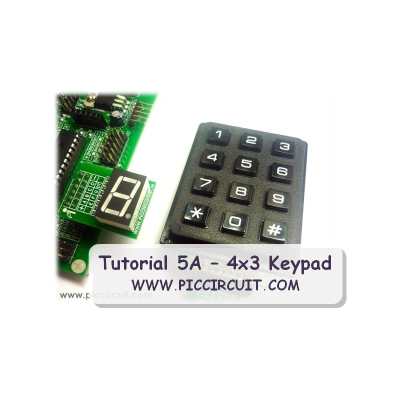 Tutorial 5A - 4x3 Keypad Demo (Free)