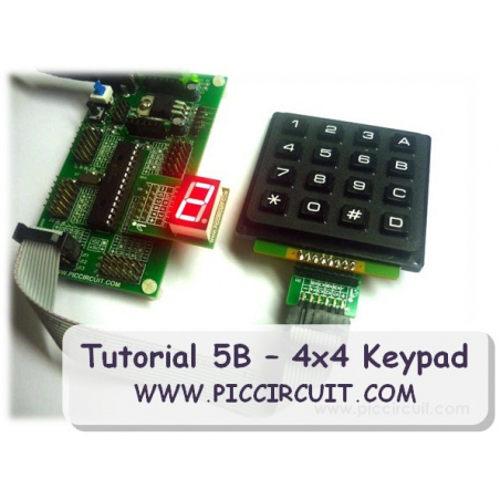 Tutorial 5A - 4x3 Keypad Demo