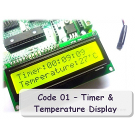 Code 01 - Timer & Temperature Display