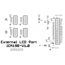 iCM19B - External LCD Port Schematic
