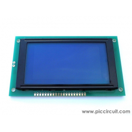 64x128 Graphic LCD Display (Blue Backlight)