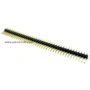 Pin Header (2.54mm, Straight, 1x40 Way, A:6mm)