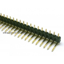 Pin Header (2.54mm, Right Angle, 1x40 Way, A:3mm)