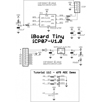 Tutorial 11C - 675 ADC Demo Schematic