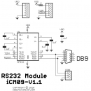 iCM09 - RS232 Module Schematic
