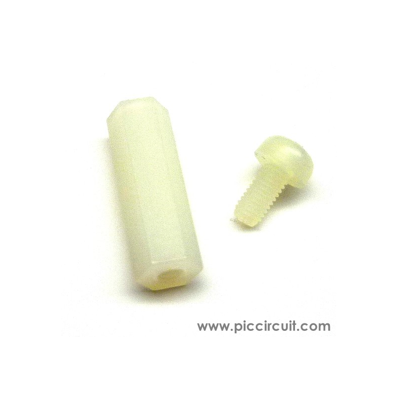 Plastic Screw & Spacer (Spacer L:18mm)