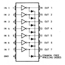 ULN2003A (7x Darlington Array, PDIP-16)