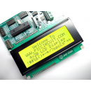 4x20 LCD Display (Yellow Backlight) with iBoard
