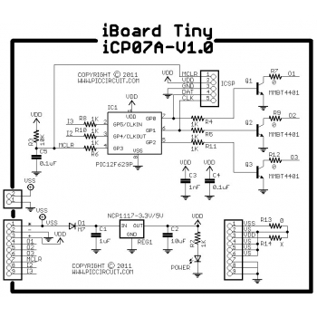 iCP07A - iBoard Tiny Extensions Schematic