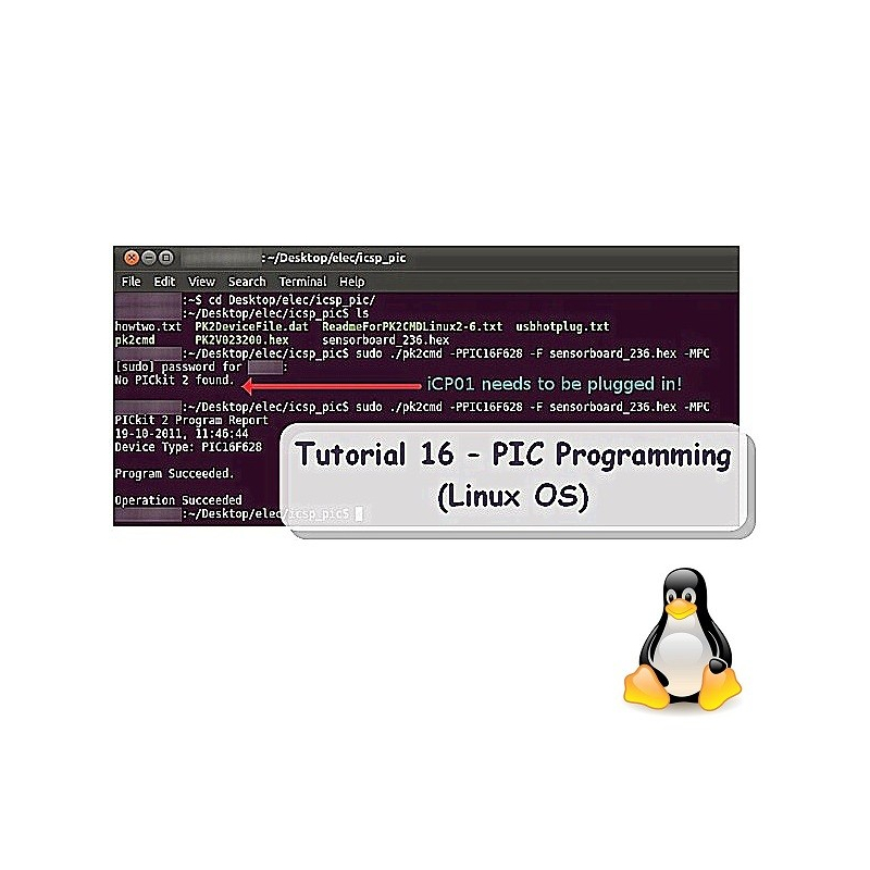 Tutorial 16 - PIC Programming (Linux OS)