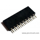 Pin Socket (2.54mm, Straight, 1x9 Way)