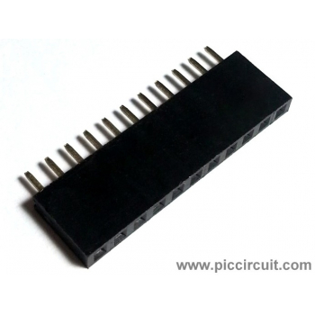 Pin Socket (2.54mm, Straight, 1x11 Way)