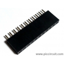 Pin Socket (2.54mm, Straight, 1x11 Way)