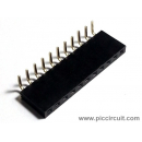 Pin Socket (2.54mm, Right Angle, 1x11 Way)