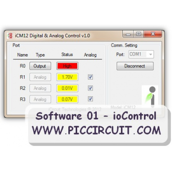 Software 01 - ioControl (Digital Control & Analog Reading)