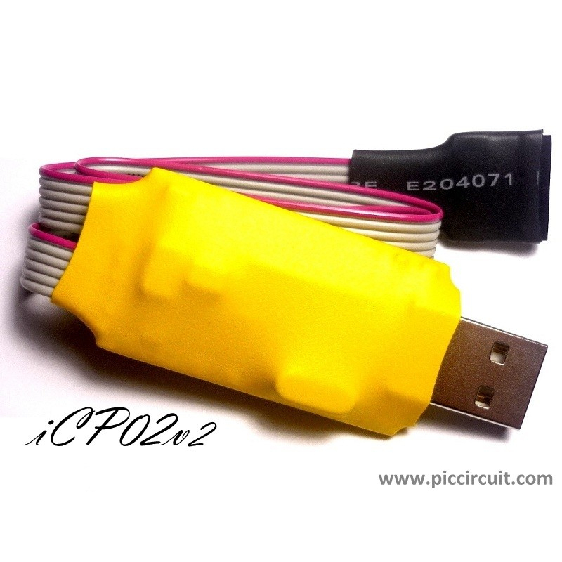 iCP02v2 - USB PIC Programmer (3.3V/5.0V)