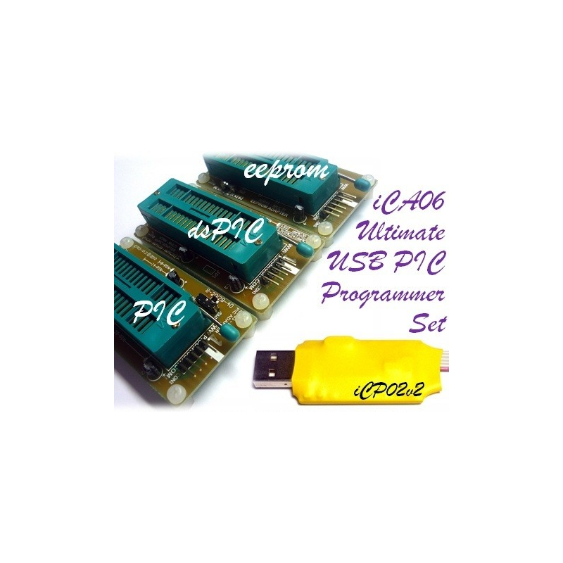 iCA06 - Ultimate USB PIC Programmer Set