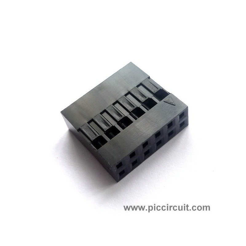 Pin Housing (2.54mm, 2x6 Way)