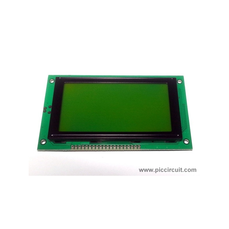 128x64 Graphic LCD Display (Yellow Backlight)