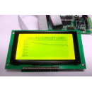 iCA05 - Graphic LCD Development Kit with Yellow Backlight GLCD
