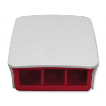 Raspberry-Pi-Case Enclosure, RPI 2& B+, Raspberry & White