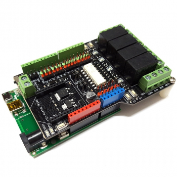 iCP12A Sub-G DAQduino (USB/Wireless IO Control, DAQ, PC Oscilloscope, Data Logger, Frequency Generator in Arduino Form)