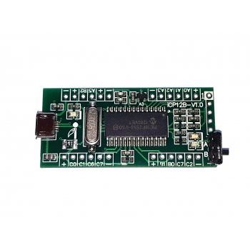 iCP12B (1mV+) - usbStick (Micro USB DAQ, PC Oscilloscope, Data Logger, Frequency Generator, PIC18F2553 IO Board)