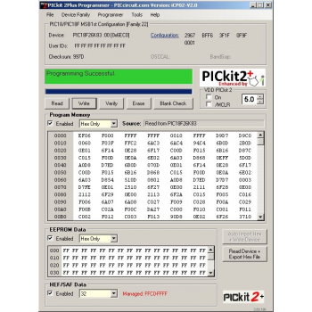 PICkit2 Plus (Enhanced PICkit2 Version)