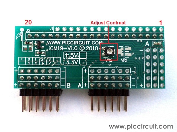 iCM19B External LCD Port